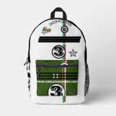 3 BEDRUKTE RUGZAK (Voorkant)