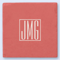 3 Beginletters Monogram | Rood & Wit (of doe-het-z