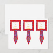 3 Beker Cake Picks Paarse Palace India Briefkaart (Voorkant / Achterkant)
