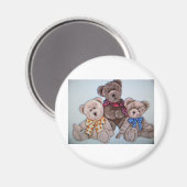 3 BEREN MAGNEET (Voorkant / Achterkant)