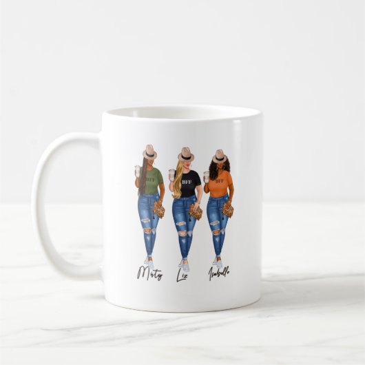 3 Beste vrienden voor elke koffie-Mok Koffiemok (Links)