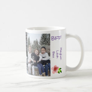 3 Beste vrienden voor ooit BFF personaliseer Namen Koffiemok
