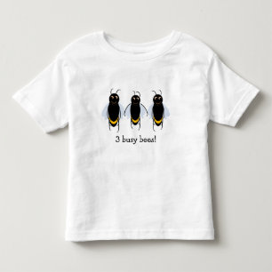 3 Bezige bijen BuzzAboutBijen katoenen kleuter t-s Kinder Shirts