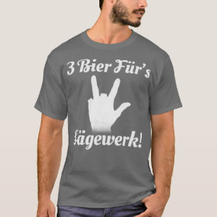 3 bier voor de zagerij t-shirt