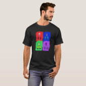 3 Bierpullen Bierpul Pop T-shirt (Voorkant volledig)