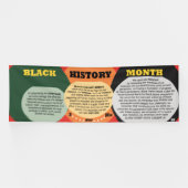3-Big Hs van Black History Month - Kleur Spandoek (Horizontaal)