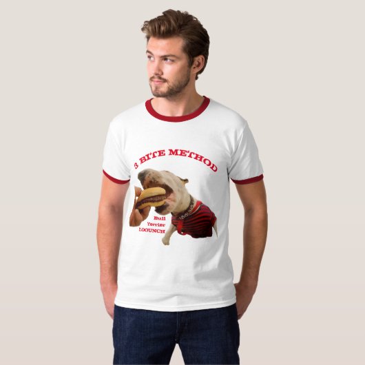 3 BITE METHODE MANNEN SHIRT (Voorkant volledig)