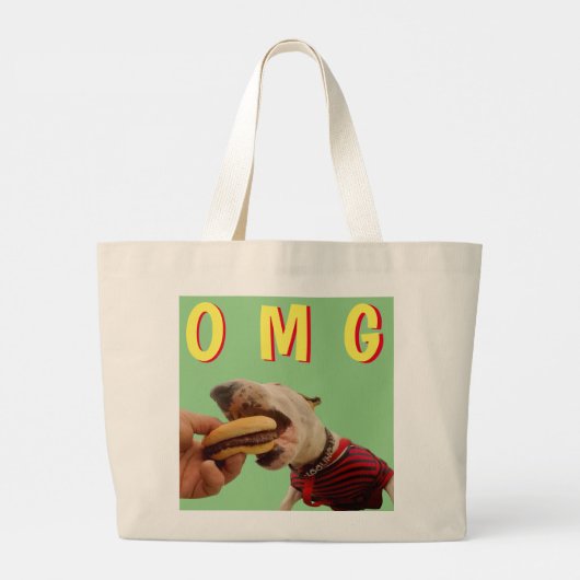 3 BITE METHODE, SPECIALE OMG EDITION Canvas tas (Achterkant)