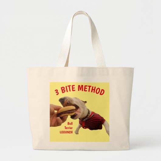 3 BITE METHODE, SPECIALE OMG EDITION Canvas tas (Voorkant)