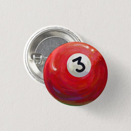 3-bits ronde button 3,2 cm (Voorkant /achterkant)