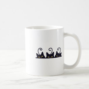 3 Black Cats Funny Cat Lovers Design Vrouwen Manne Koffiemok
