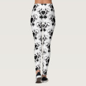3 Black Spades Tribal Thunder_Cove  Leggings (Achterkant)