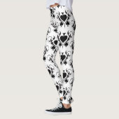 3 Black Spades Tribal Thunder_Cove  Leggings (Links)