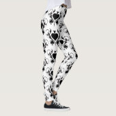 3 Black Spades Tribal Thunder_Cove  Leggings (Rechts)