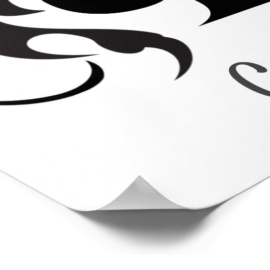 3 Black Spades Tribal Thunder_Cove Poster (Hoek)