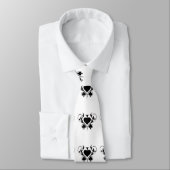 3 Black Spades Tribal Thunder_Cove Stropdas (Gebonden)