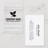 3 blad | Eco Friendly 2 / Textuur Visitekaartje (Voorkant / Achterkant)