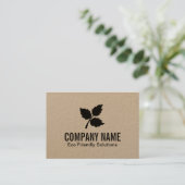 3 blad | Milieuvriendelijk 2 Visitekaartje (Staand voorkant)