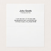 3 blad | Milieuvriendelijk Visitekaartje (Binnenkant ongevouwen)