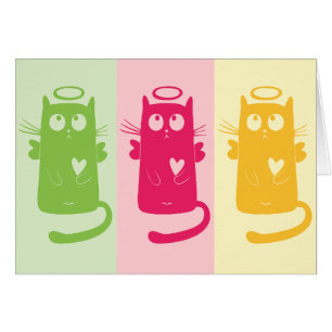 3 Blanco kaarten voor anonieme katten