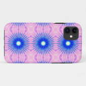 3 blauwe bloemen Case-Mate iPhone case (Achterkant (horizontaal))