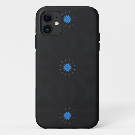 3 blauwe sterren hoesje (Achterkant)