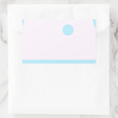 3 blauwe stippen of 3 blauwe moons? rechthoekige sticker (Tas)