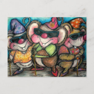 3 Blind Mice Nursery Rhymetime-kaart Briefkaart