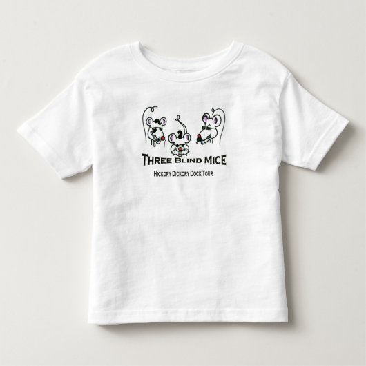3 Blind muizen Kinder Shirts (Voorkant)