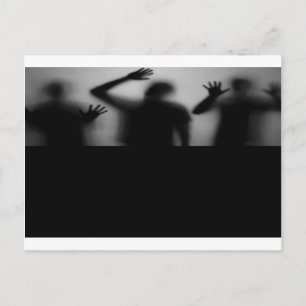 3 Blinde mimes Briefkaart