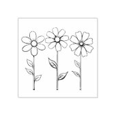 3 bloemen overzicht rubberstempel (Afrduk)