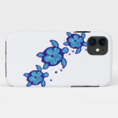 3 Blue Honu Turtles Case-Mate iPhone Case (Achterkant (horizontaal))