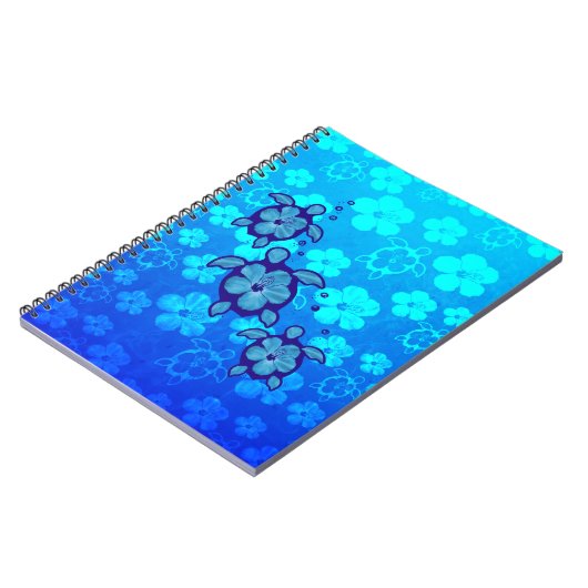 3 Blue Honu Turtles Notitieboek (Linkerzijde)