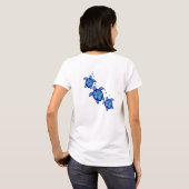 3 Blue Honu Turtles T-shirt (Achterkant volledig)