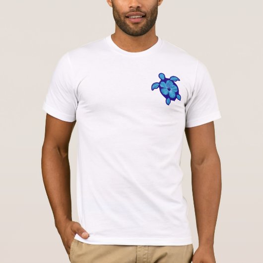 3 Blue Honu Turtles T-shirt (Voorkant)