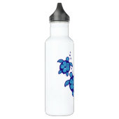 3 Blue Honu Turtles Waterfles (Links)