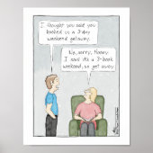 3-boekenweekendafdrukken poster (Voorkant)