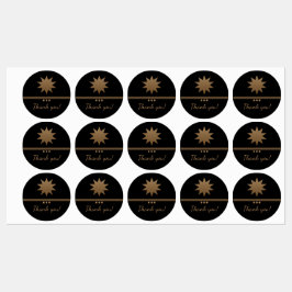 3 Bol Brushed Goud Zwart Professionele Labels