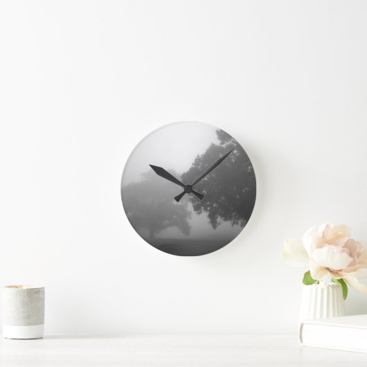 3 bomen ronde klok (Huis)