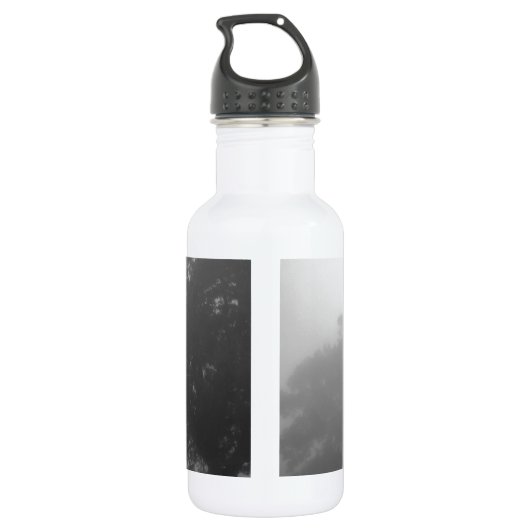 3 bomen waterfles  (Achterkant)