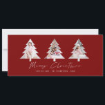 3 Boom Vorm Foto's Bourgondië Vrolijk Kerstfeest Feestdagenkaart<br><div class="desc">Minimalistische 3 boomvorm foto's Bourgondië Vrolijk kerstfeest. Digitaal beschikbaar en geprint. Vrolijk kerstfeest is in een stijlvol script. Vervang eenvoudig het monster drie afbeeldingen met uw eigen en personaliseer met uw namen op de voorkant.</div>
