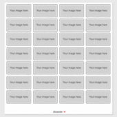 3" brede stickers - 28 sticker vel (Vel)