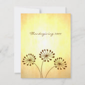 3 bruine bloemen kaart (Achterkant)