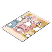 3 Bunny Trio, Persoonlijke Naam Notitieboek (Linkerzijde)