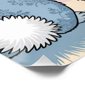 3 Bunny Trio, Persoonlijke Naam Perfect Poster (Hoek)