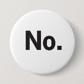 3" Button: No. Ronde Button 7,6 Cm (Voorkant)