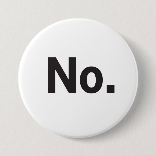3" Button: No. Ronde Button 7,6 Cm (Voorkant)