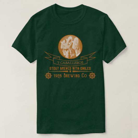 3 Caballeros Stout classique T-shirt (Design voorkant)