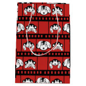 3 cadeau voor apen medium cadeauzakje (Achterkant)