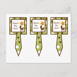 3 Cakeskicks Forest Friends Deer Uitnodiging Briefkaart